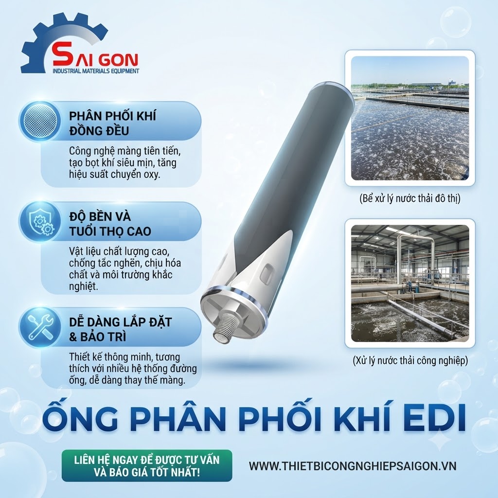 Ống phân phối khí EDI USA