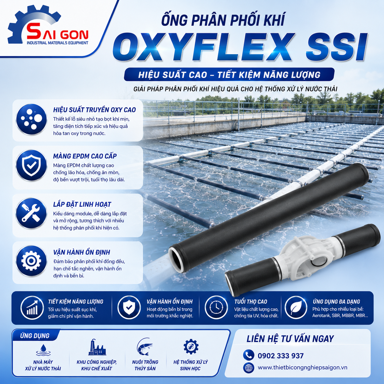 Ống phân phối khí SSI USA giá rẻ
