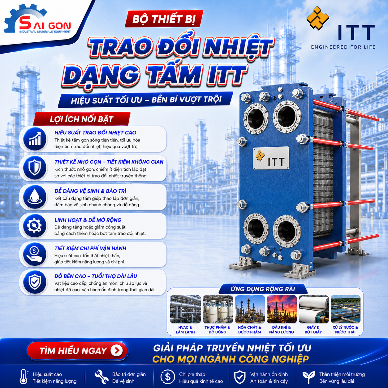 Thiết bị trao đổi nhiệt ITT Standard
