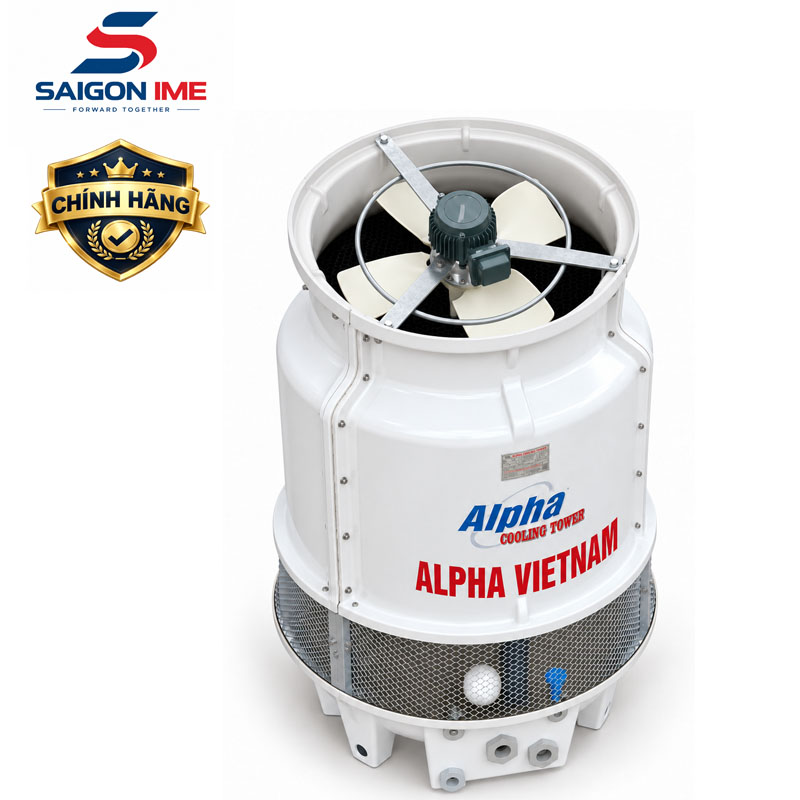 tháp giải nhiệt alpha 10RT loại tròn chính hãng tại thiết bị công nghiệp sài gòn