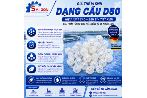 giá thế vi sinh dạng cầu D50