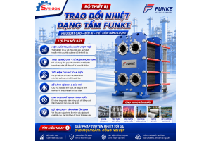 Thiết bị trao đổi nhiệt dạng tấm gioăng funke đức