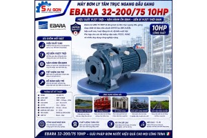 Máy bơm ly tâm trục ngang Ebara 32-200/7.5 10HP