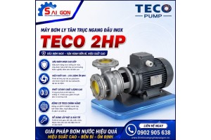 Máy bơm ly tâm đầu inox Teco 2HP