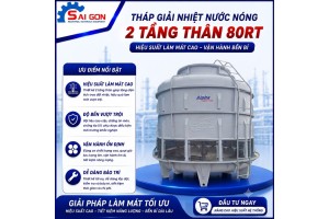 tháp giải nhiệt nước nóng 2 tầng thân phân phối chính hãng tại thiết bị công nghiệp sài gòn 03