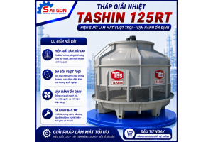 tháp giải nhiệt tashin 125RT thiết bị công nghiệp sài gòn