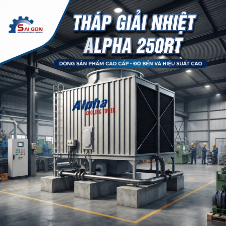 tháp giải nhiệt alpha vuông công nghiệp thiết bị công nghiệp sài gòn 01