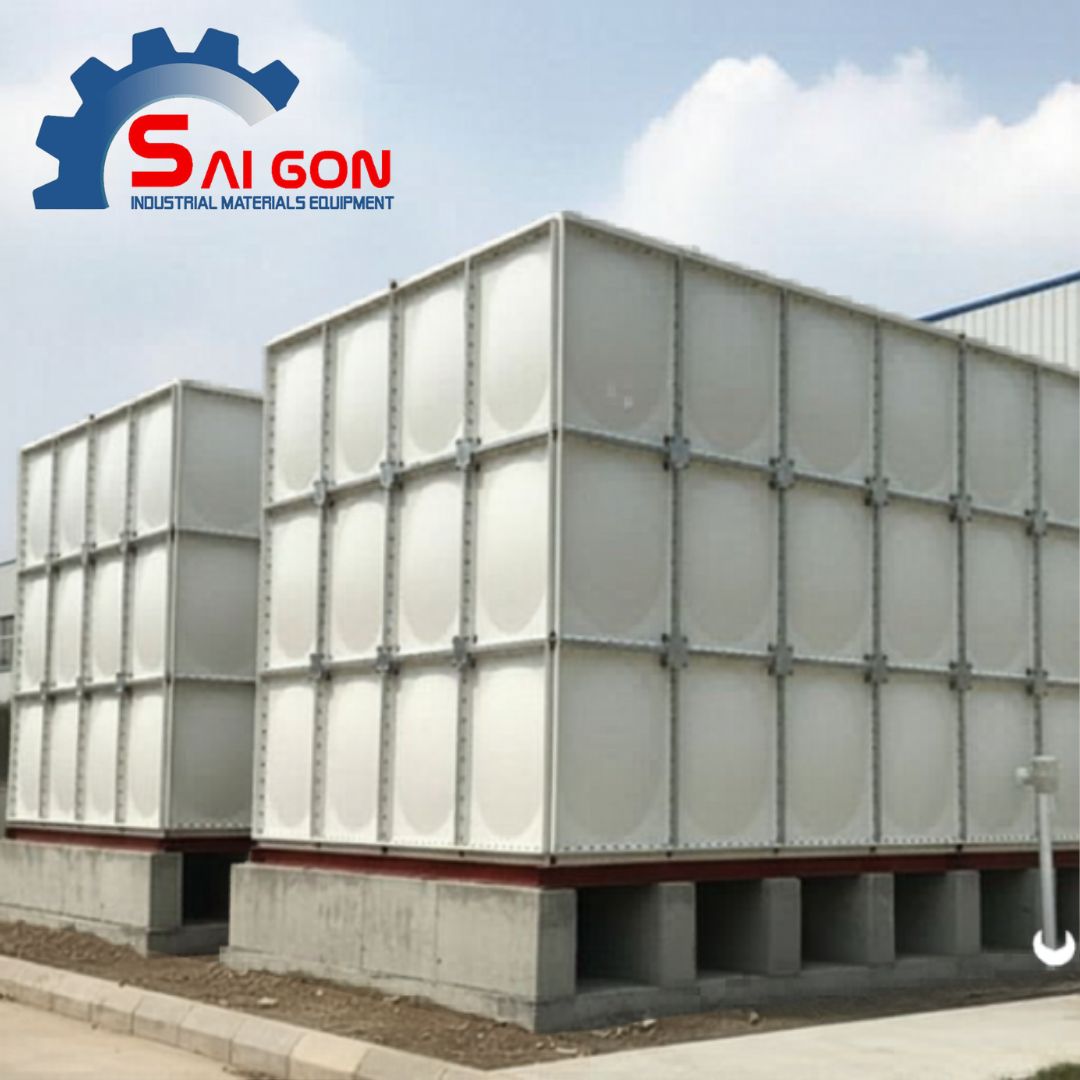 Bồn composite FRP chứa h&oacute;a chất cần được thiết kế đồng bộ với hệ thống lắp đặt