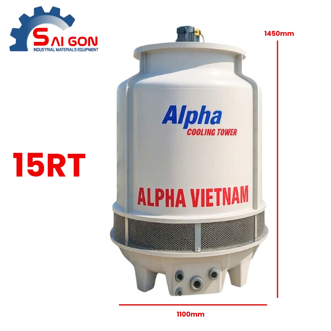 Tháp giải nhiệt Alpha 15RT - Thiết bị Công nghiệp Sài Gòn