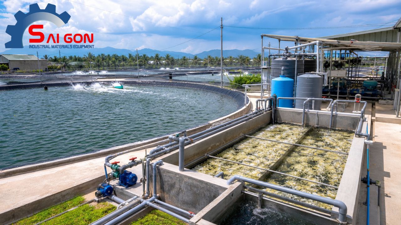 Gi&aacute; thể vi sinh MBBR đang được nhiều trang trại thủy sản quan t&acirc;m