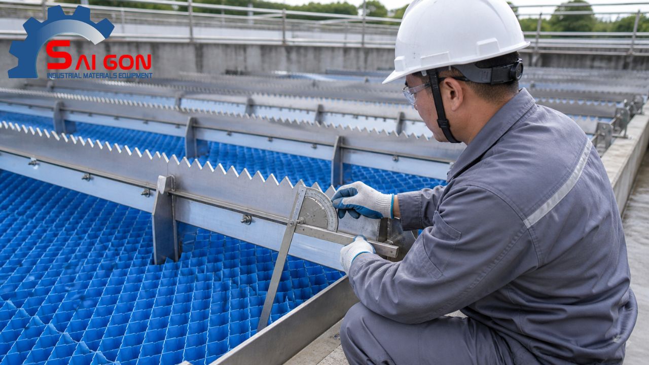 Lắp đặt Tấm lắng Lamen chuẩn kĩ thuật