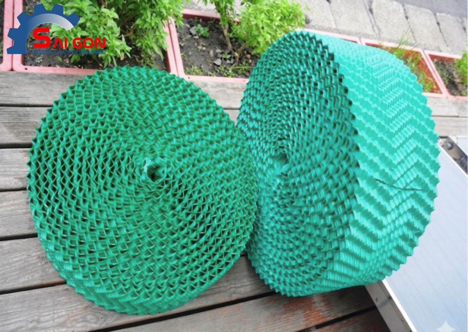Tấm tản nhiệt PVC cho Th&aacute;p giải nhiệt tr&ograve;n