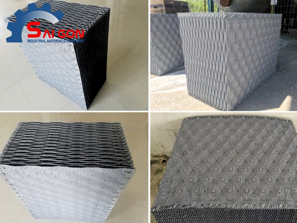 Tấm tản nhiệt Spindle theo vật liệu PVC, CPVC hoặc PP