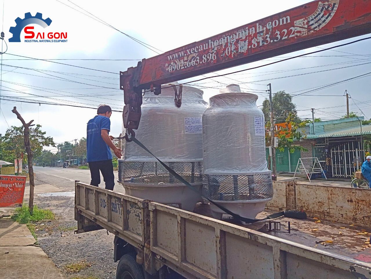 Thiết bị Công nghiệp Sài Gòn là nơi mua tháp giải nhiệt tại Cần Thơ đáng tin cậy