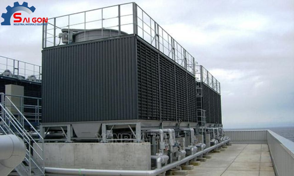 H&igrave;nh ảnh Th&aacute;p giải nhiệt Alpha vu&ocirc;ng 300RT thực tế