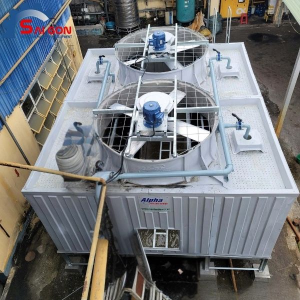 Tháp giải nhiệt hoạt động dựa trên sự phối hợp giữa nước, không khí và các linh kiện bên trong tháp