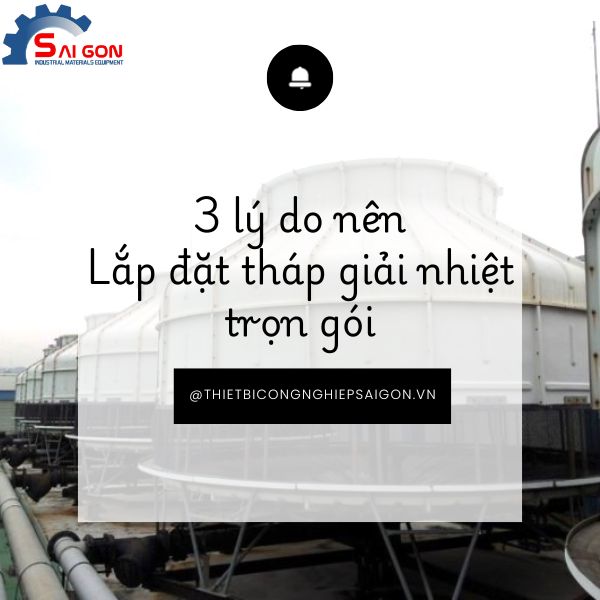 Hệ thống th&aacute;p giải nhiệt lắp đặt bởi Thiết Bị C&ocirc;ng Nghiệp S&agrave;i G&ograve;n