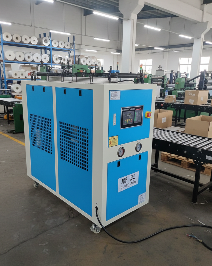 Lắp đặt Chiller làm lạnh nước cho nhà máy ép nhựa