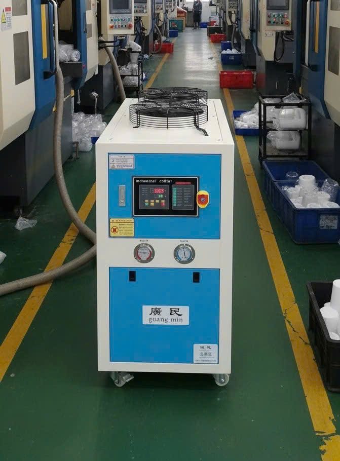 Chiller làm lạnh nước cho ngành nhựa
