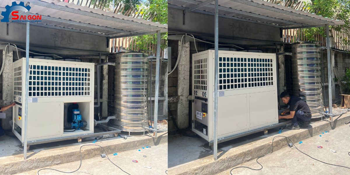 Dự &aacute;n lắp đặt hệ thống Chiller cho nh&agrave; m&aacute;y