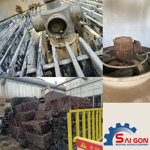 Lỗi th&aacute;p giải nhiệt thường xuy&ecirc;n gặp phải