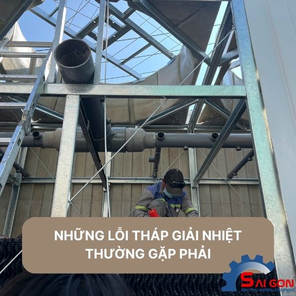 Sửa chữa th&aacute;p giải nhiệt