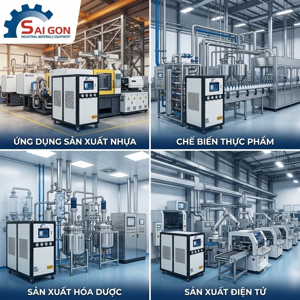 ứng dụng chiller tg 3ww